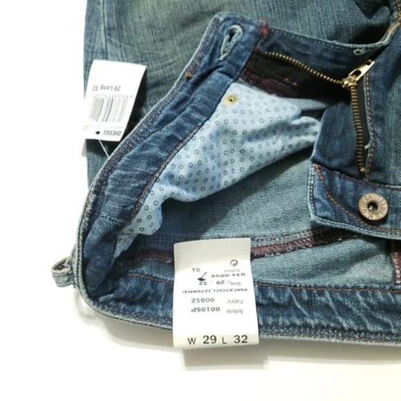 NWT Diesel KYCUT STRAIGHT Faded Jeans 29 - Picture 6 of 8